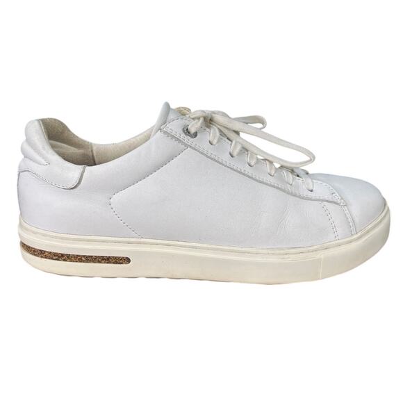 Birkenstock Shoes - Birkenstock Unisex Bend Low White Leather Lace Uo Sneaker Size M 6 W 8